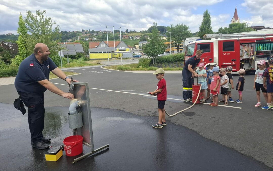 Besuch vom Kindergarten